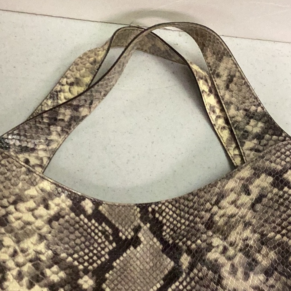 Michael Kors Python Pattern Shoulder Bag - Picture 12 of 12